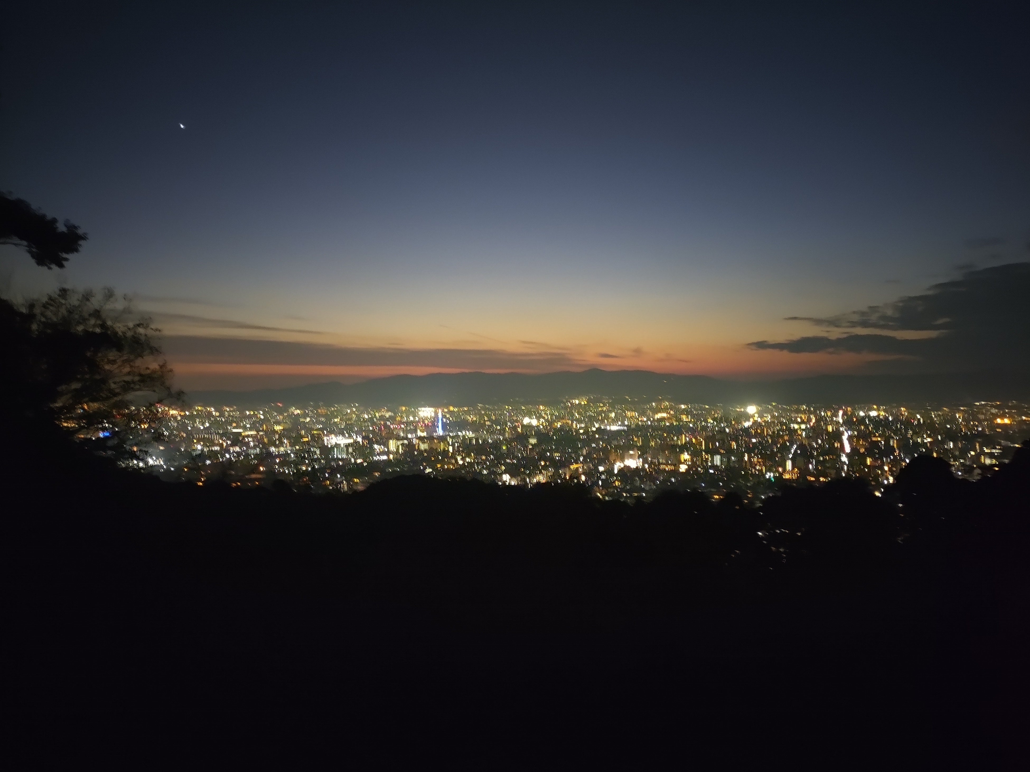 将軍塚での様子