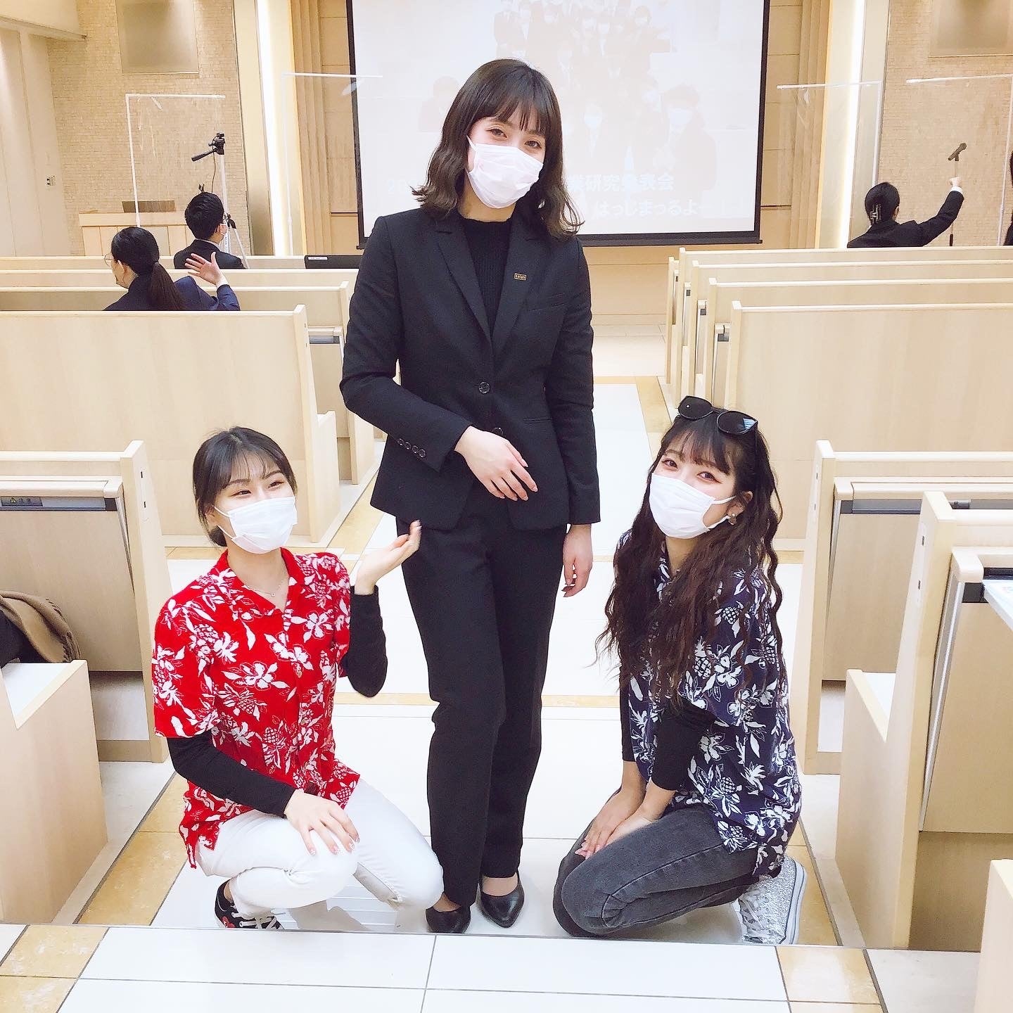 旅行学科　卒業研究発表会　優勝チーム