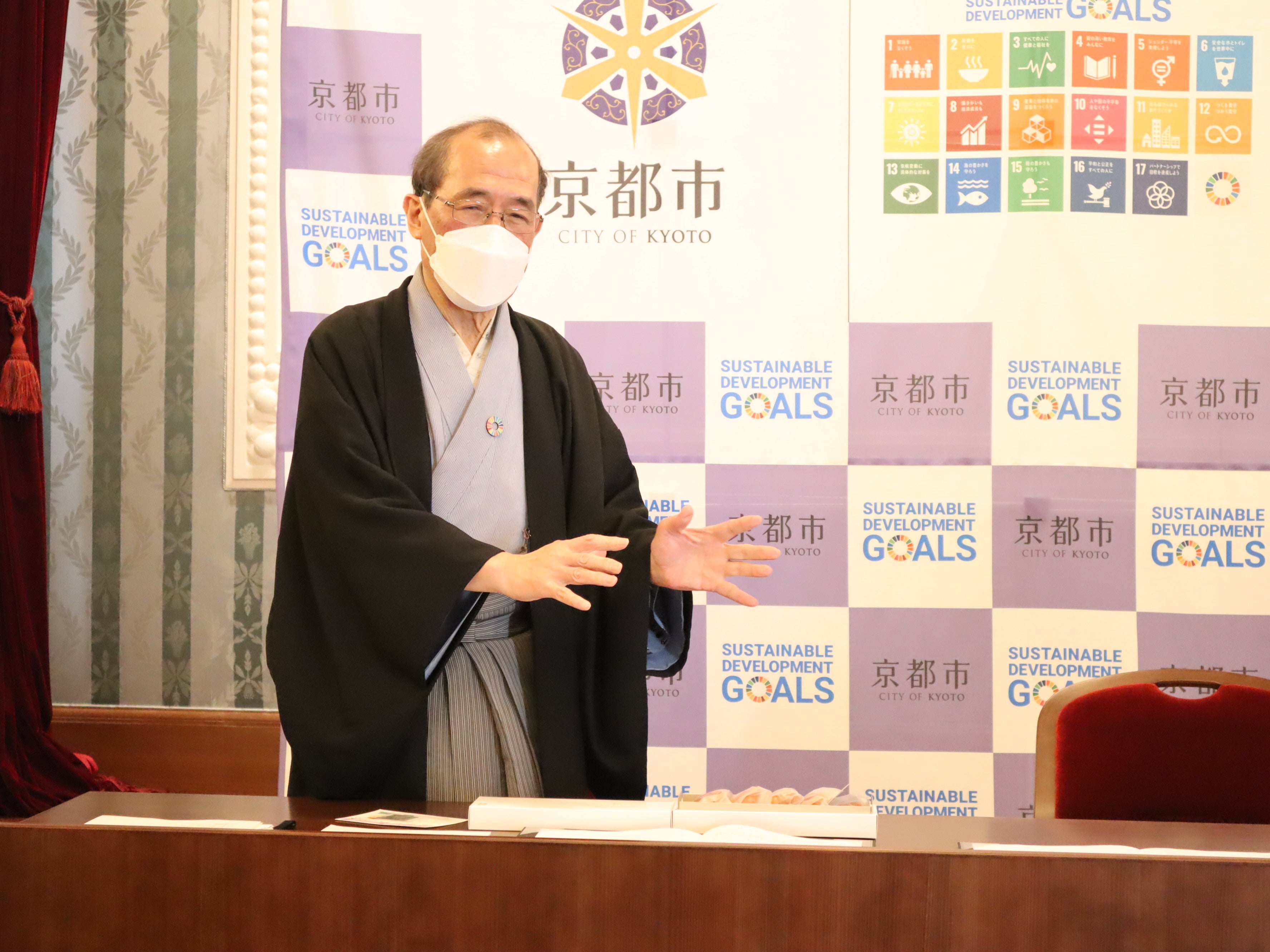 「各地域の特色ある食材を取り上げていただくことを期待する」との市長コメント