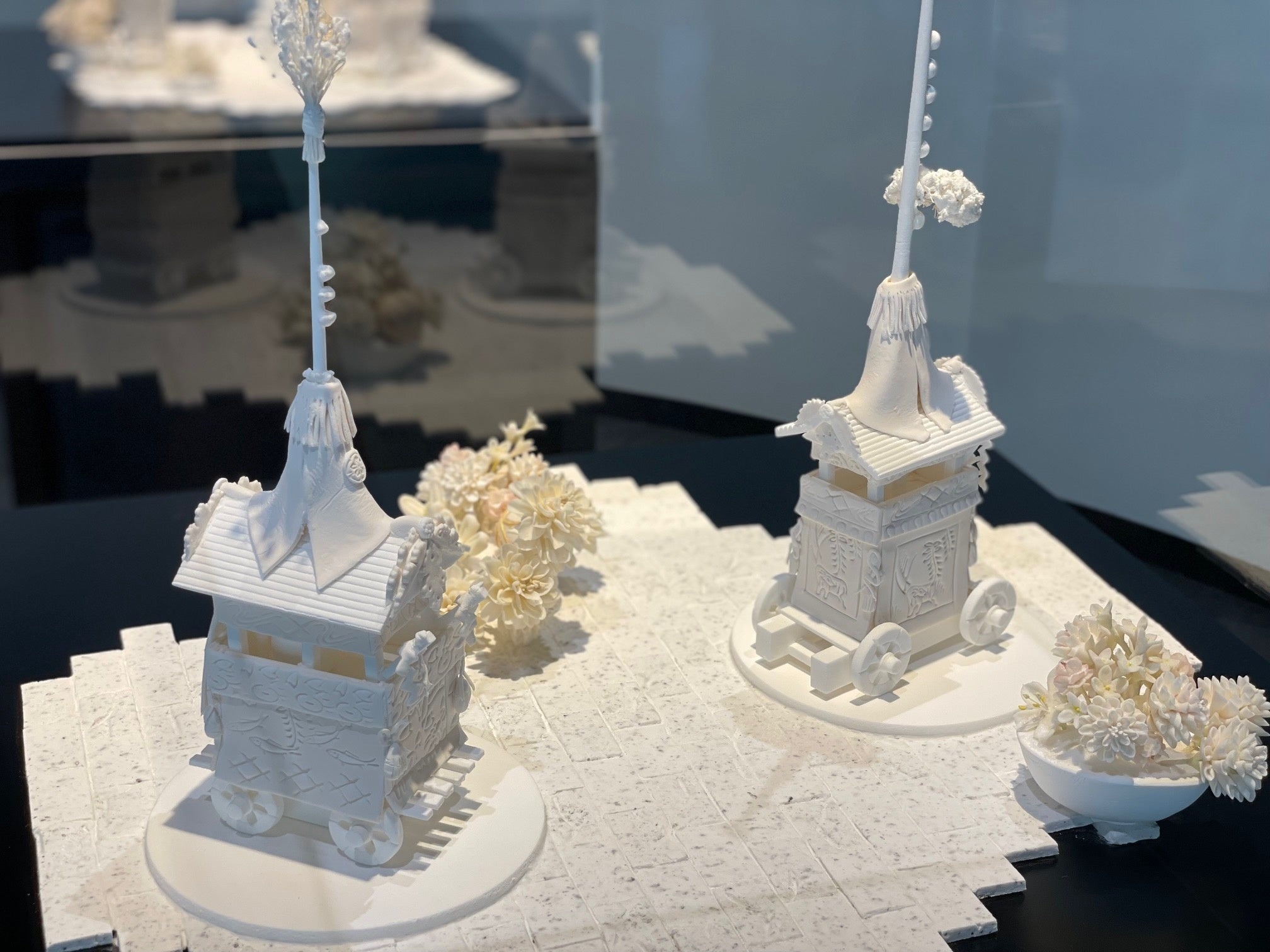 精巧な砂糖細工による「祇園祭」