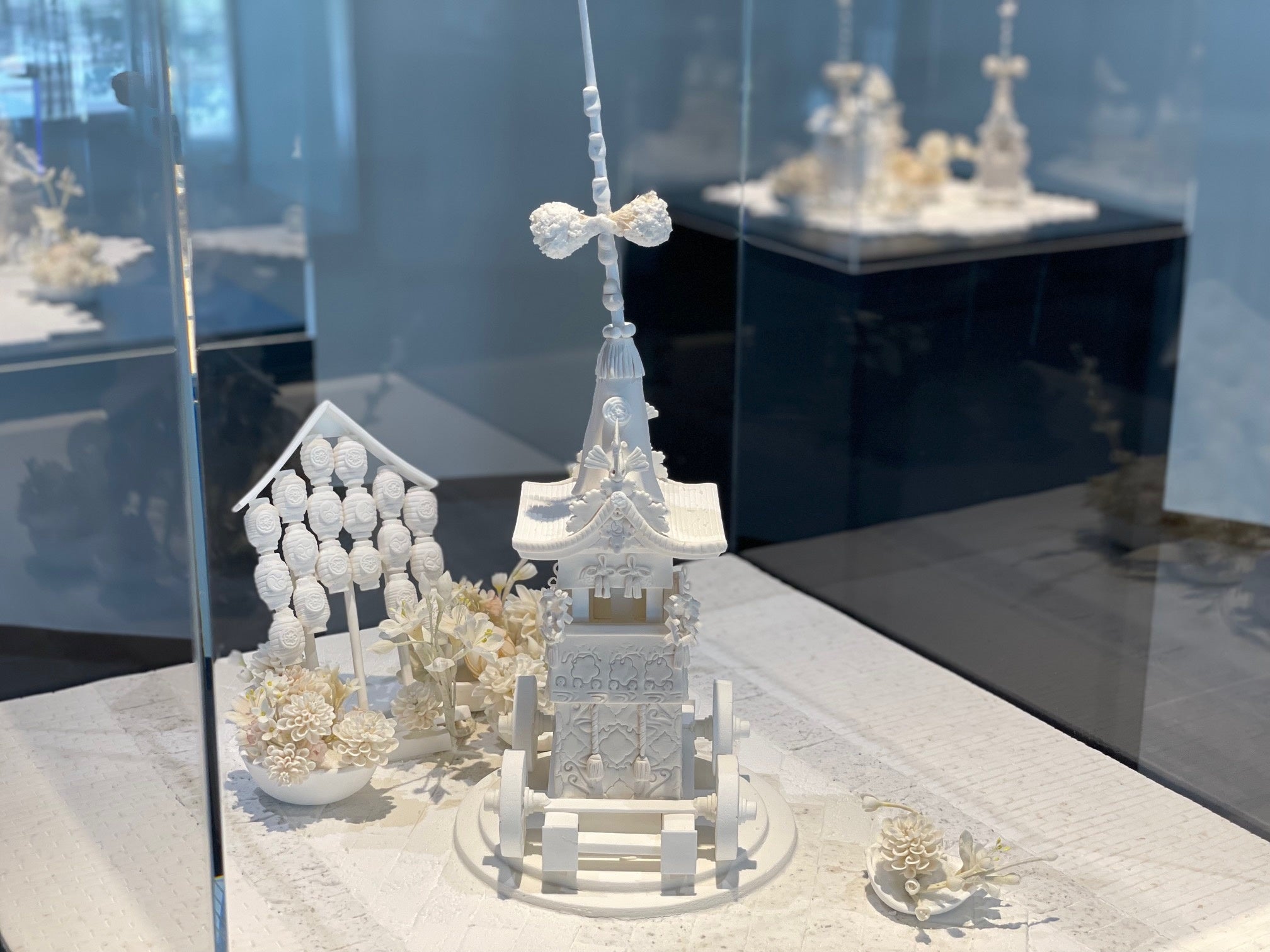 精巧な砂糖細工による「祇園祭」