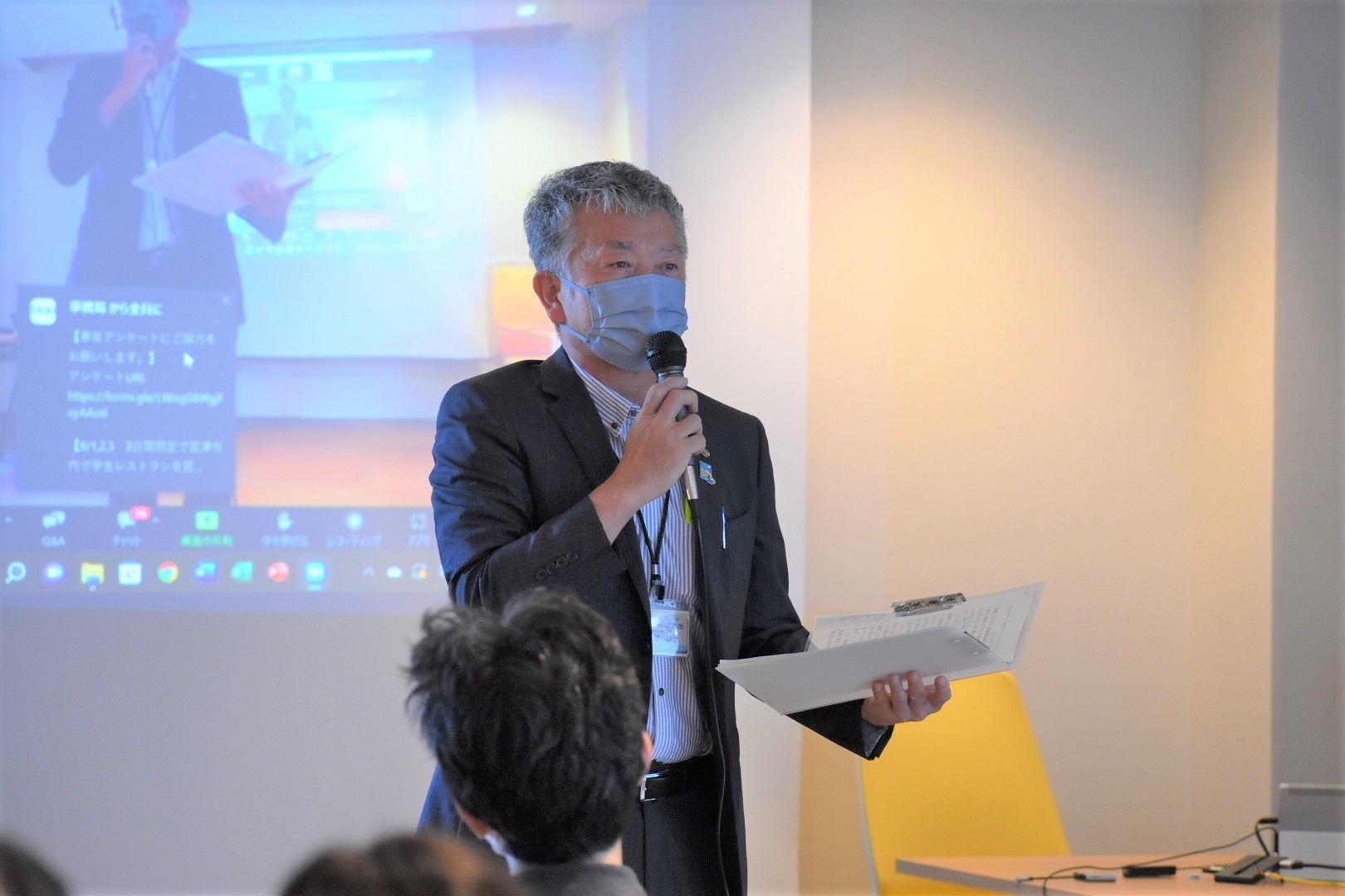 永濱 敏之部長より挨拶