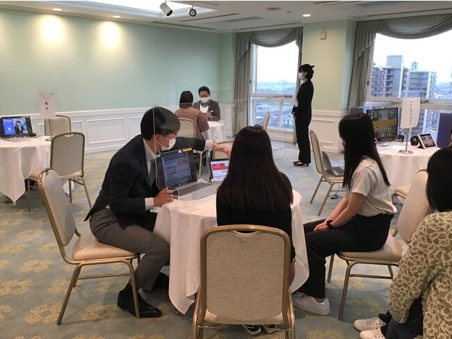 2021年5月22日　滋賀県草津市にて開催　出張オープンキャンパスの様子