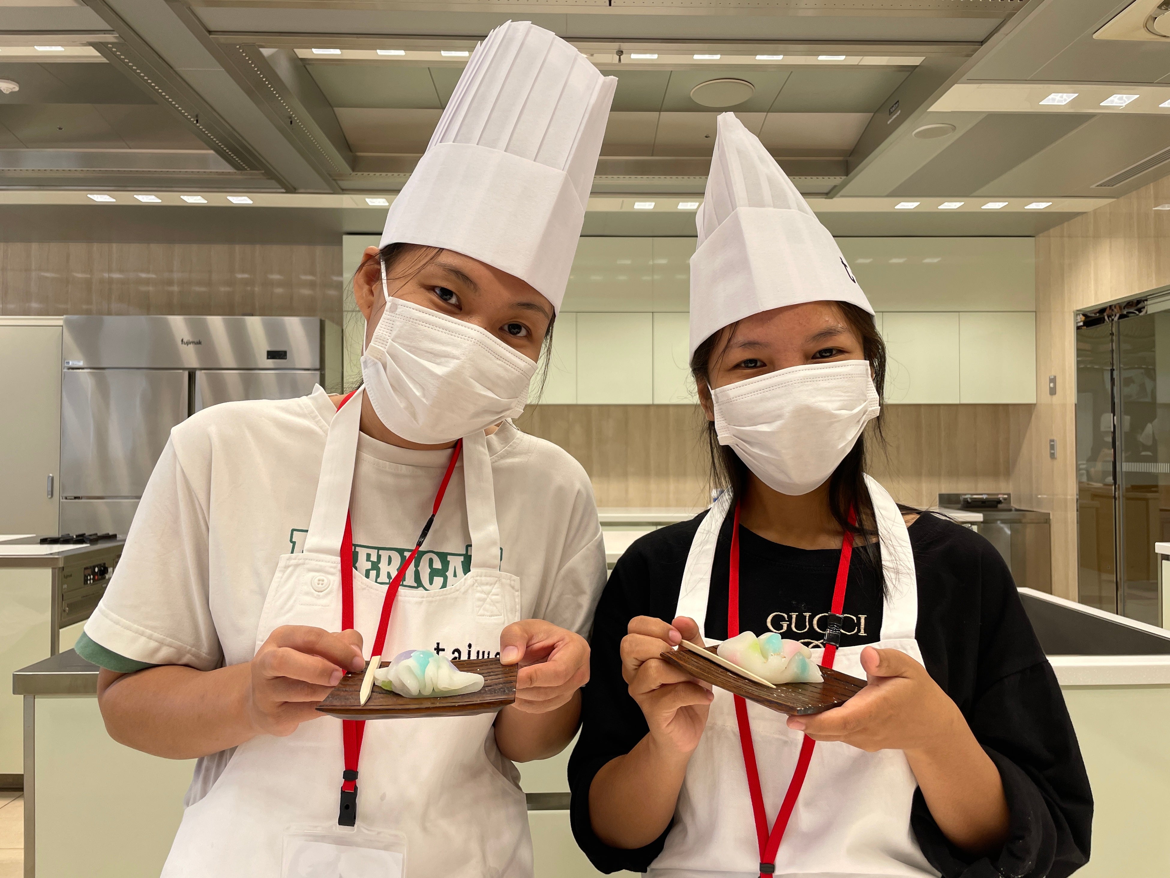 前回の様子：和菓子体験