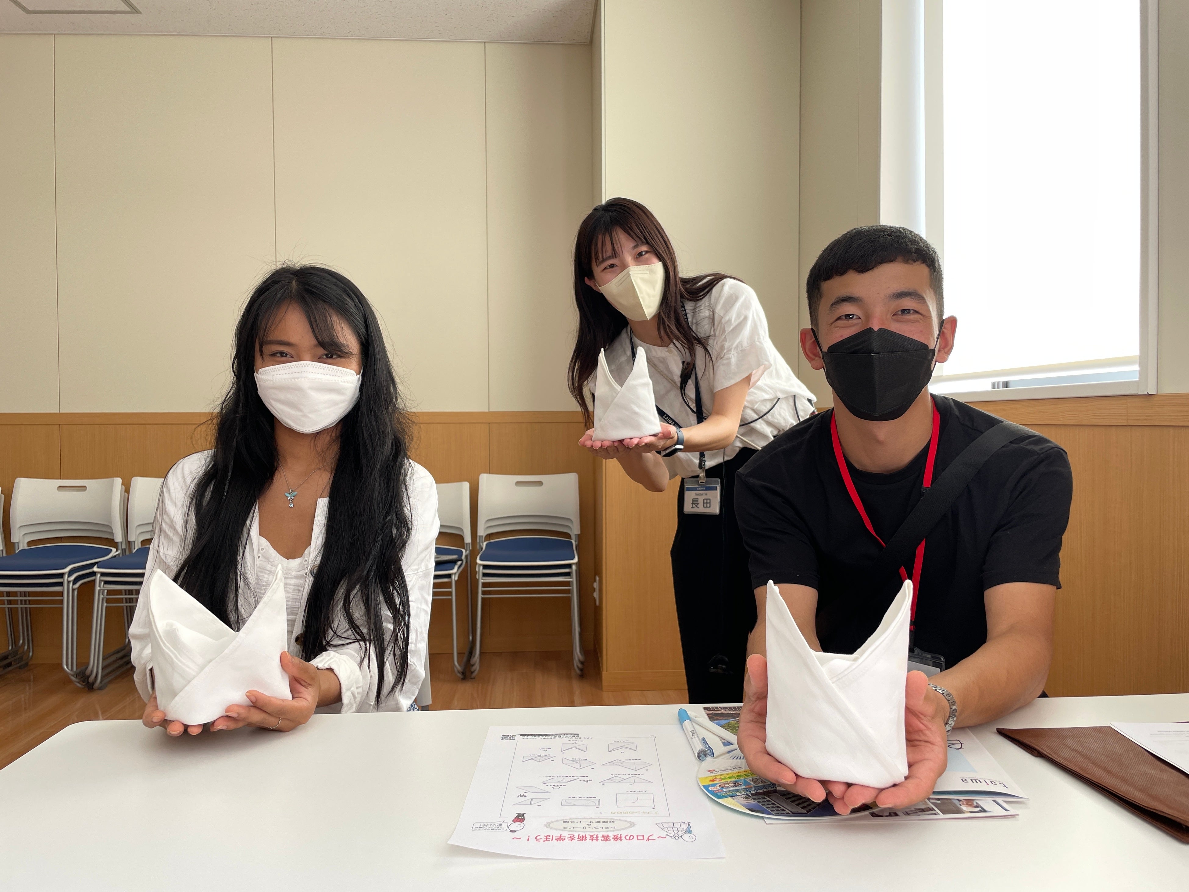 前回の様子：テーブルマナー体験