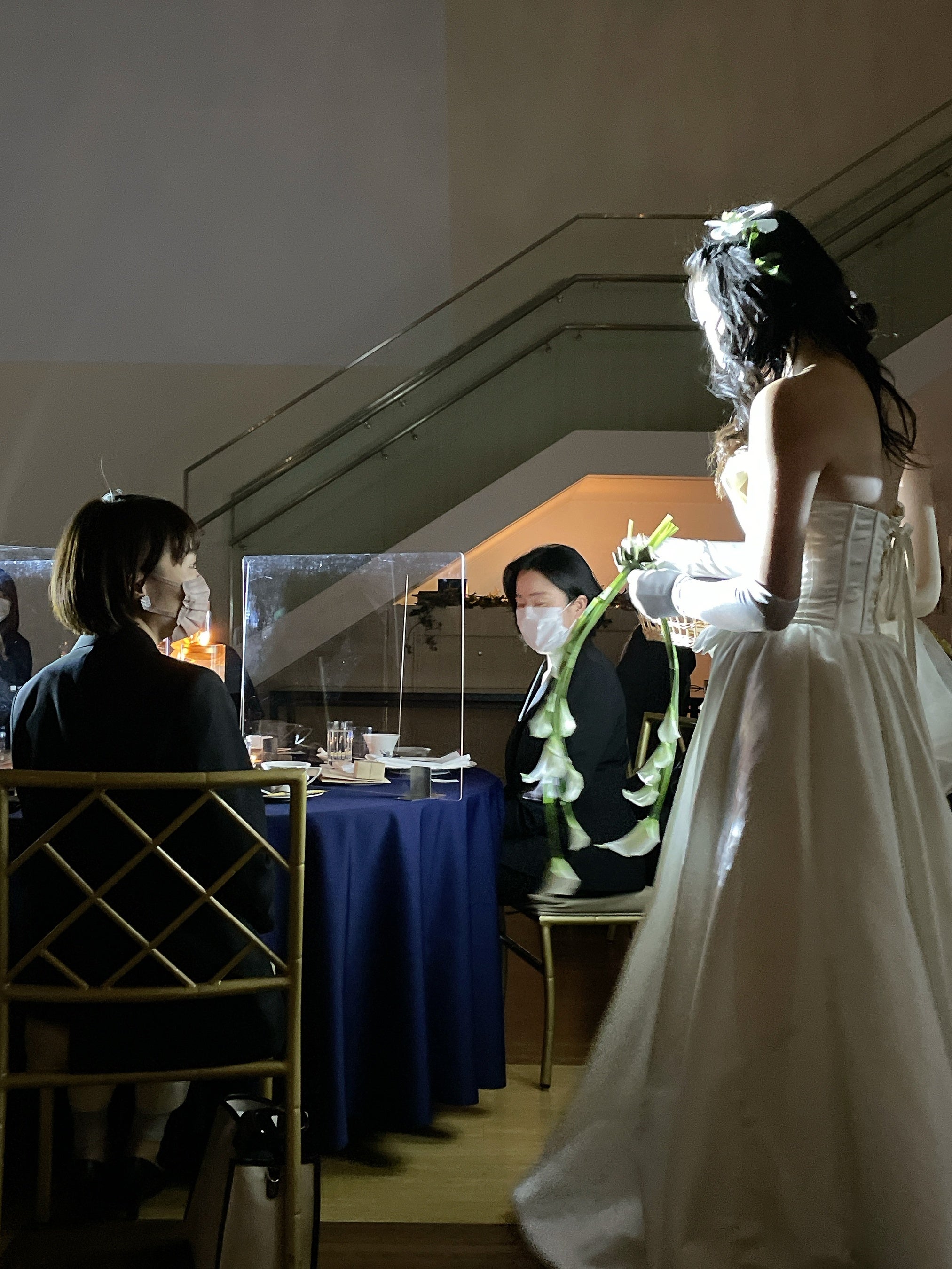 Trajectory of life(人生の軌跡)　演出の様子