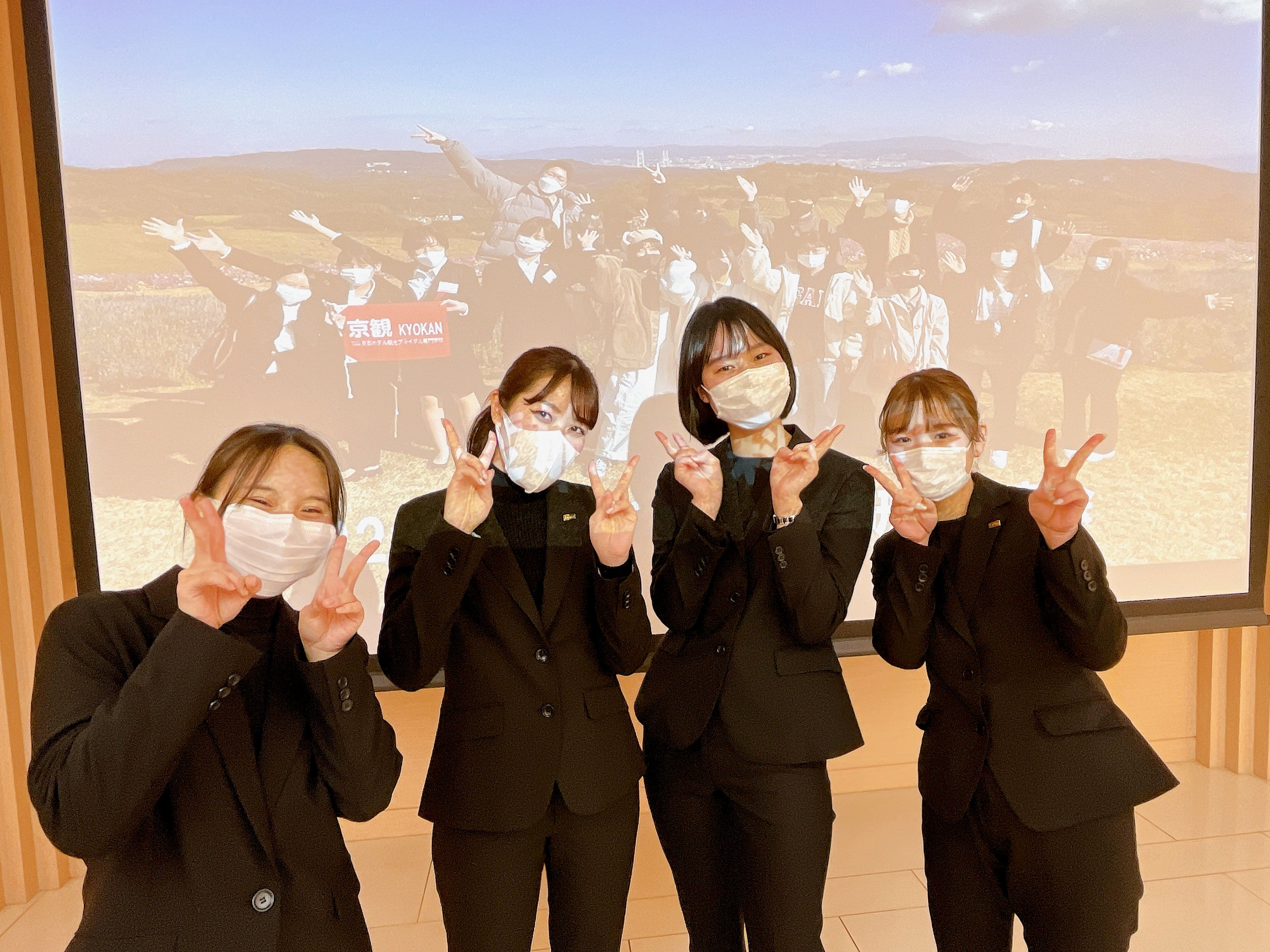 旅行学科　卒業研究発表会　優勝チーム