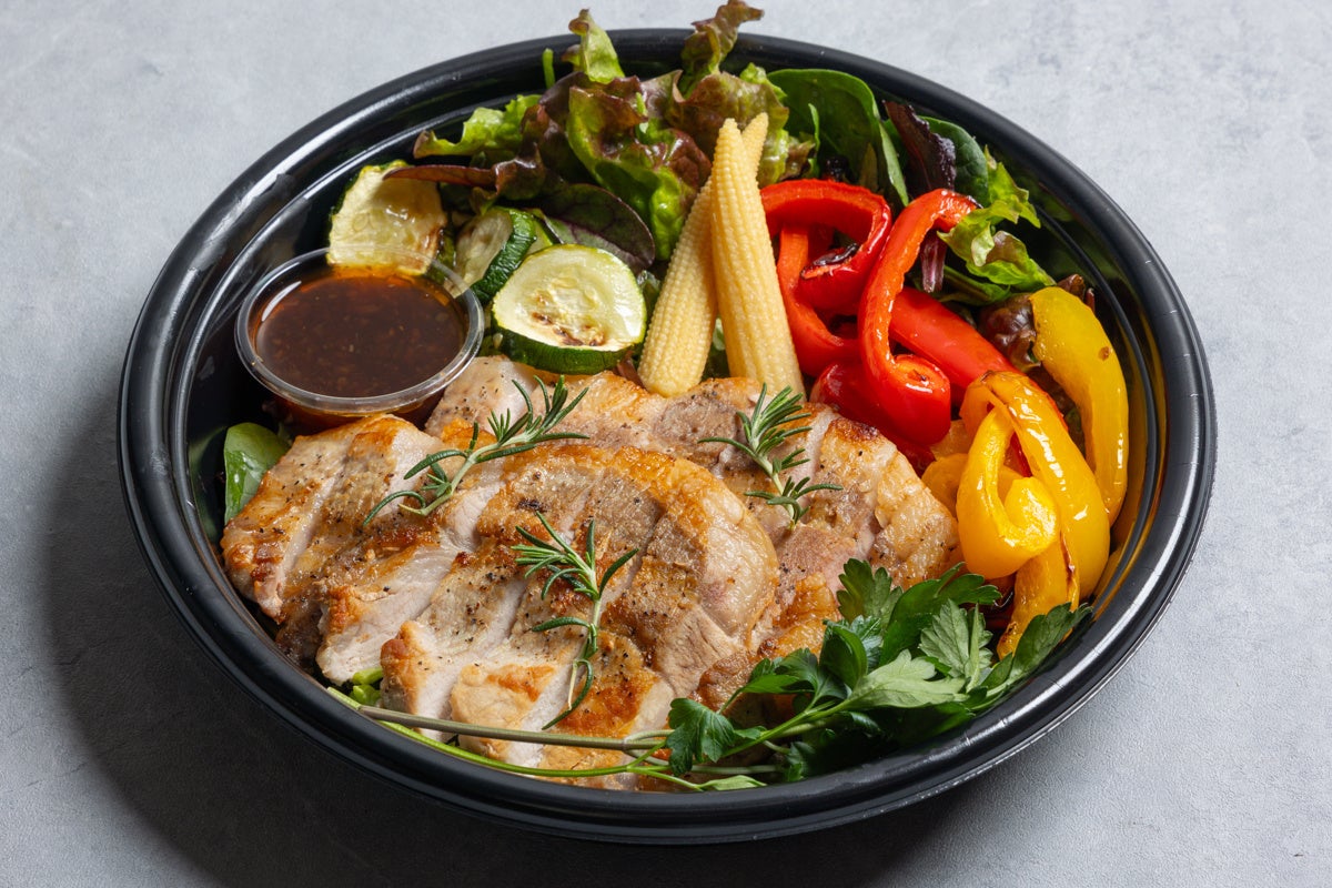 国産ローストポークと旬野菜のグリル