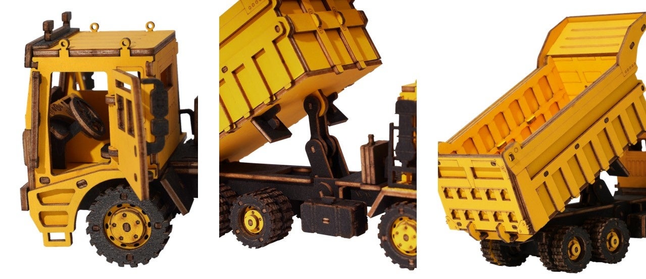 細部までこだわりの詰まったダンプトラックアップ