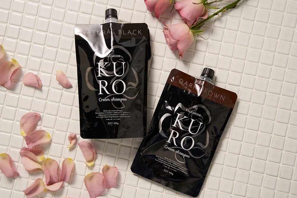 黒シャンプー バランローズ 南野陽子 カラー ブラック 2個セット 新品 白髪 VALANROSE KUROクリームシャンプー 2個セット(400g×2) ＼LINEお