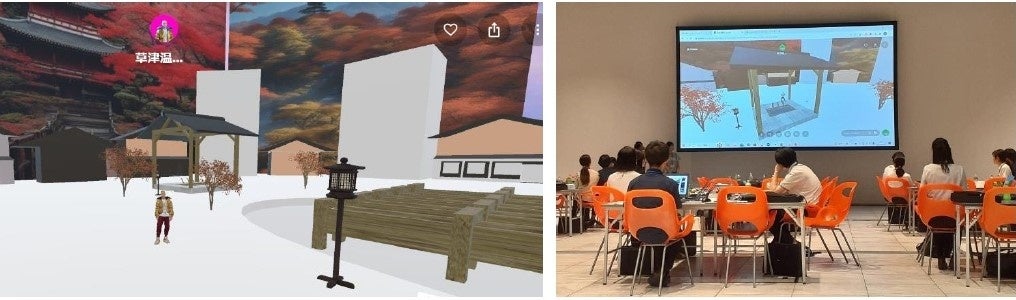 大学生の作品例とキックオフ合宿の様子