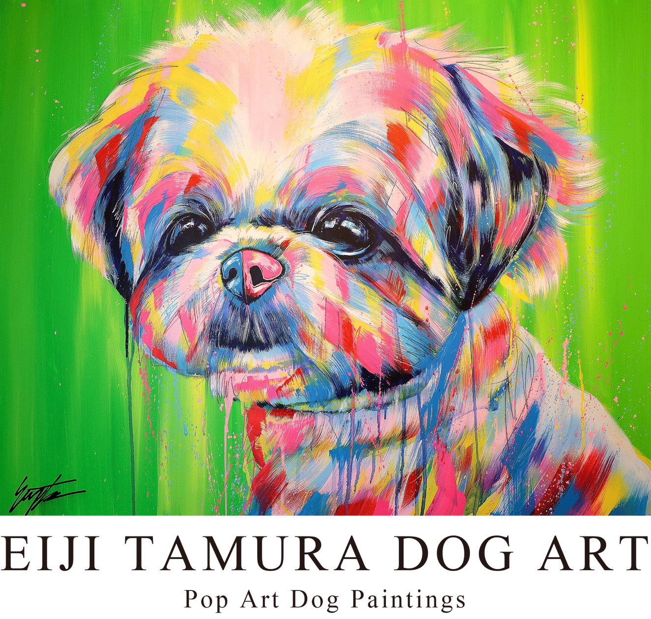 カラフルな愛犬の世界「EIJI TAMURA DOG ART」札幌三越9階ギャラリーに カラフルな愛犬の世界「EIJI TAMURA DOG ART」札幌三越9階ギャラリーに