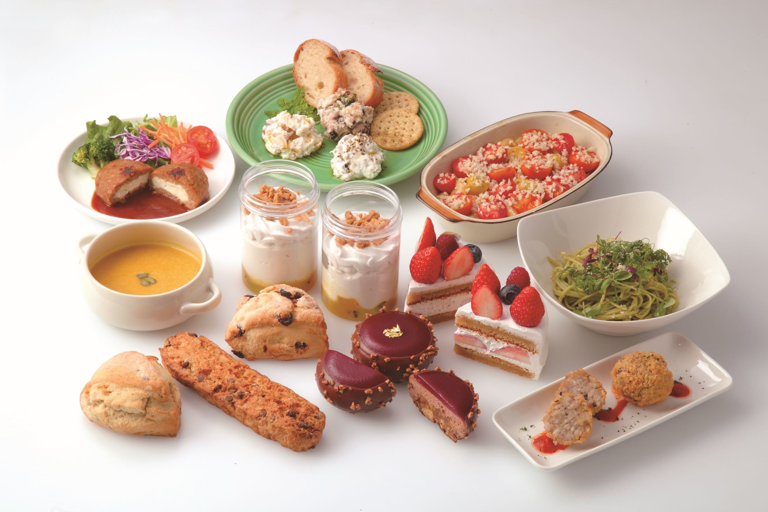 「デリプランツ」を使用したプラントベースフードメニュー（イメージ）