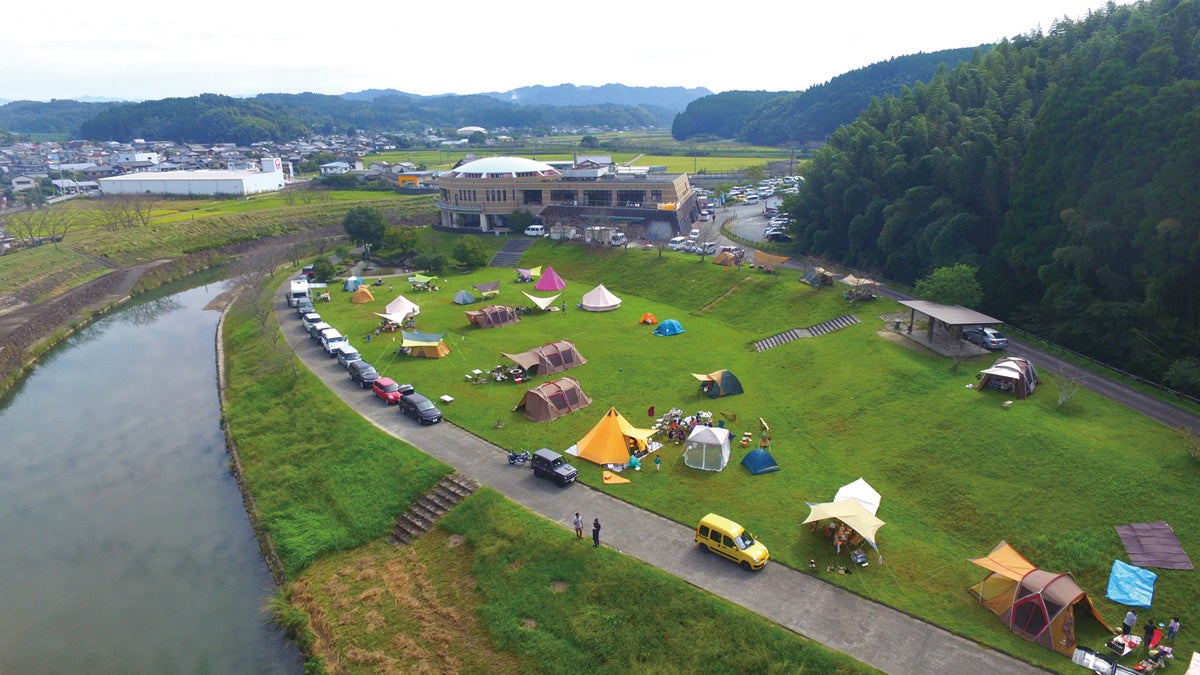 和水江田川カヌー・キャンプ場(熊本県和水町江田460)