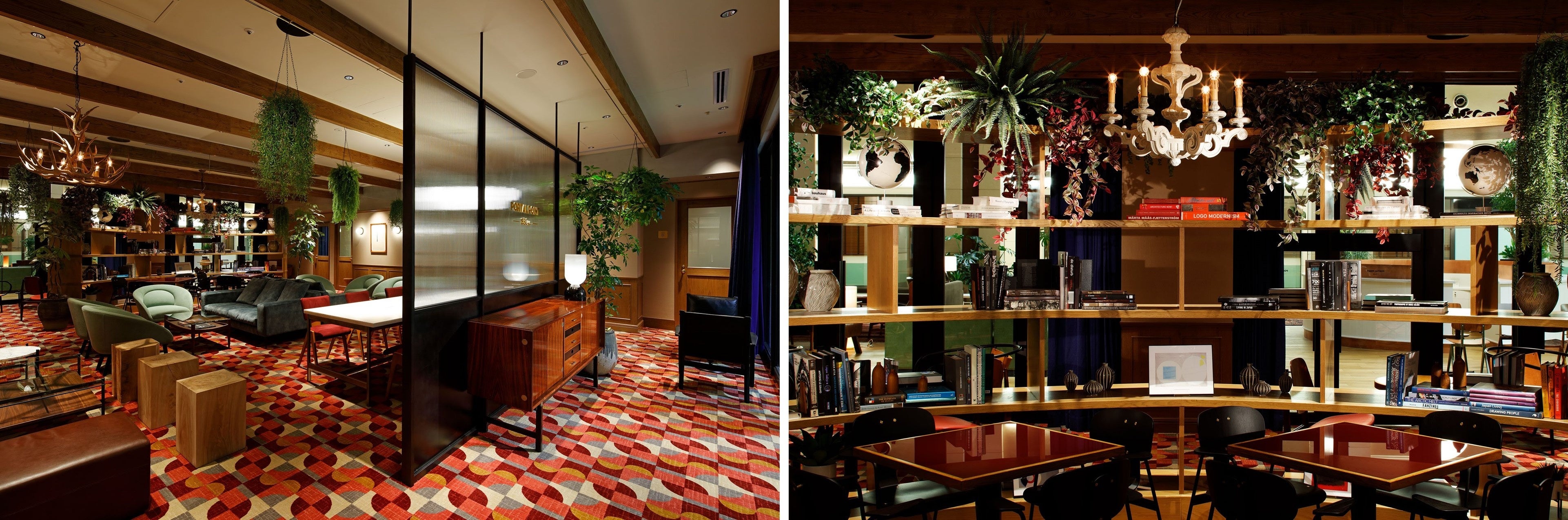 ▲PORTAL POINT -Ebisu- インテリアデザイン／LINE-INC．