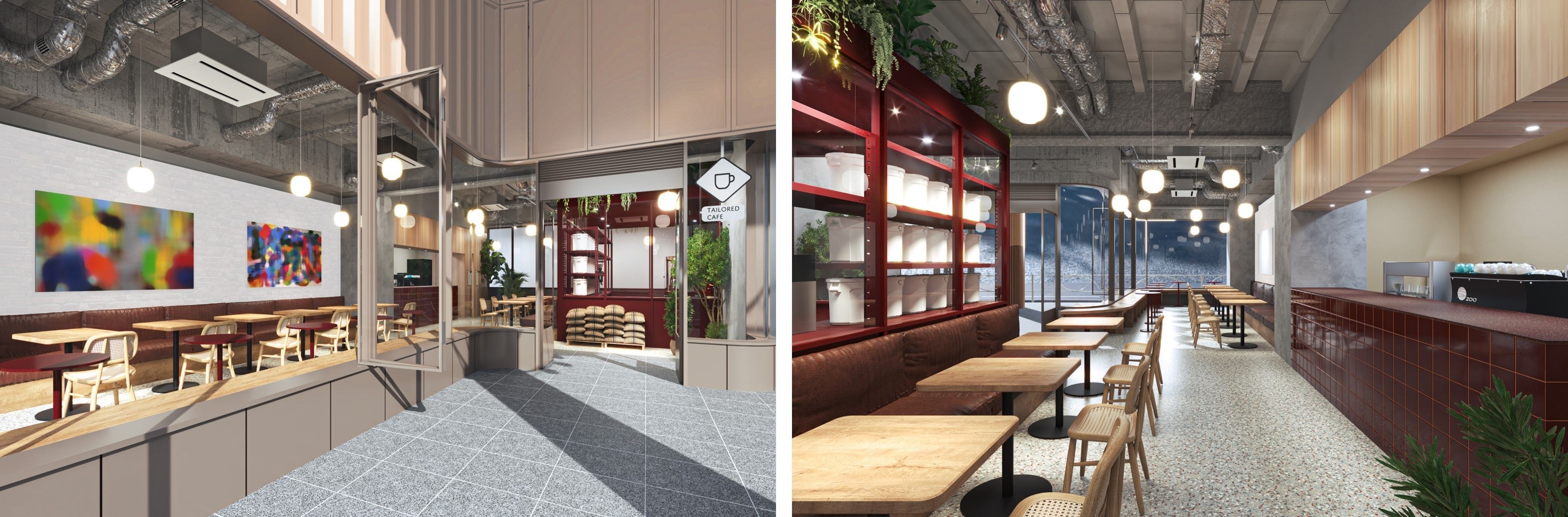 ▲1Fカフェイメージ