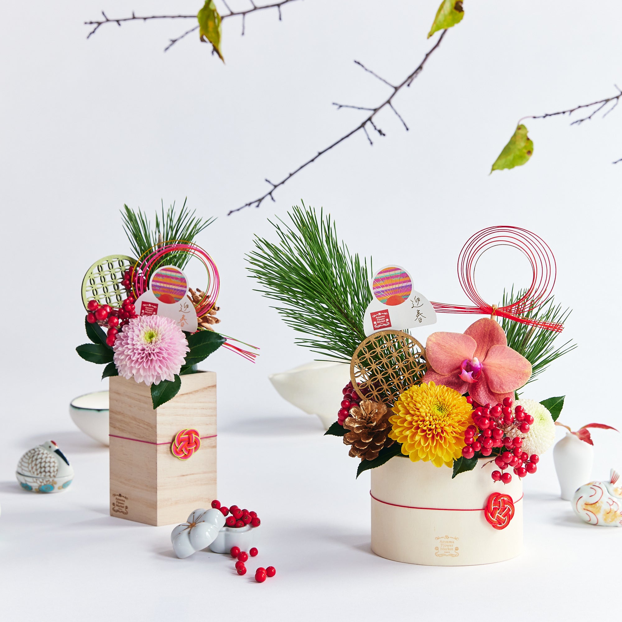 青山フラワーマーケット】新しい年を、新しい花と。花を飾って