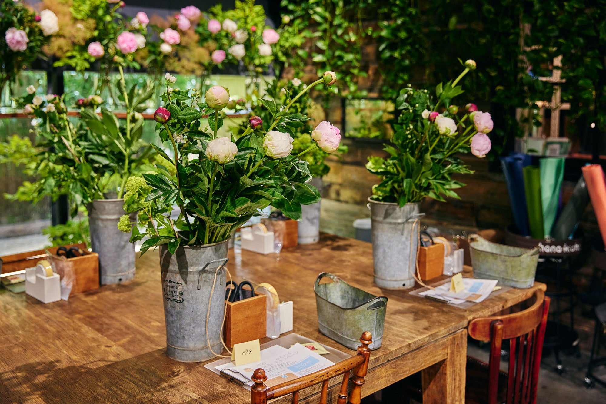 全国の青山フラワーマーケットが旬の「芍薬（シャクヤク）」でいっぱい