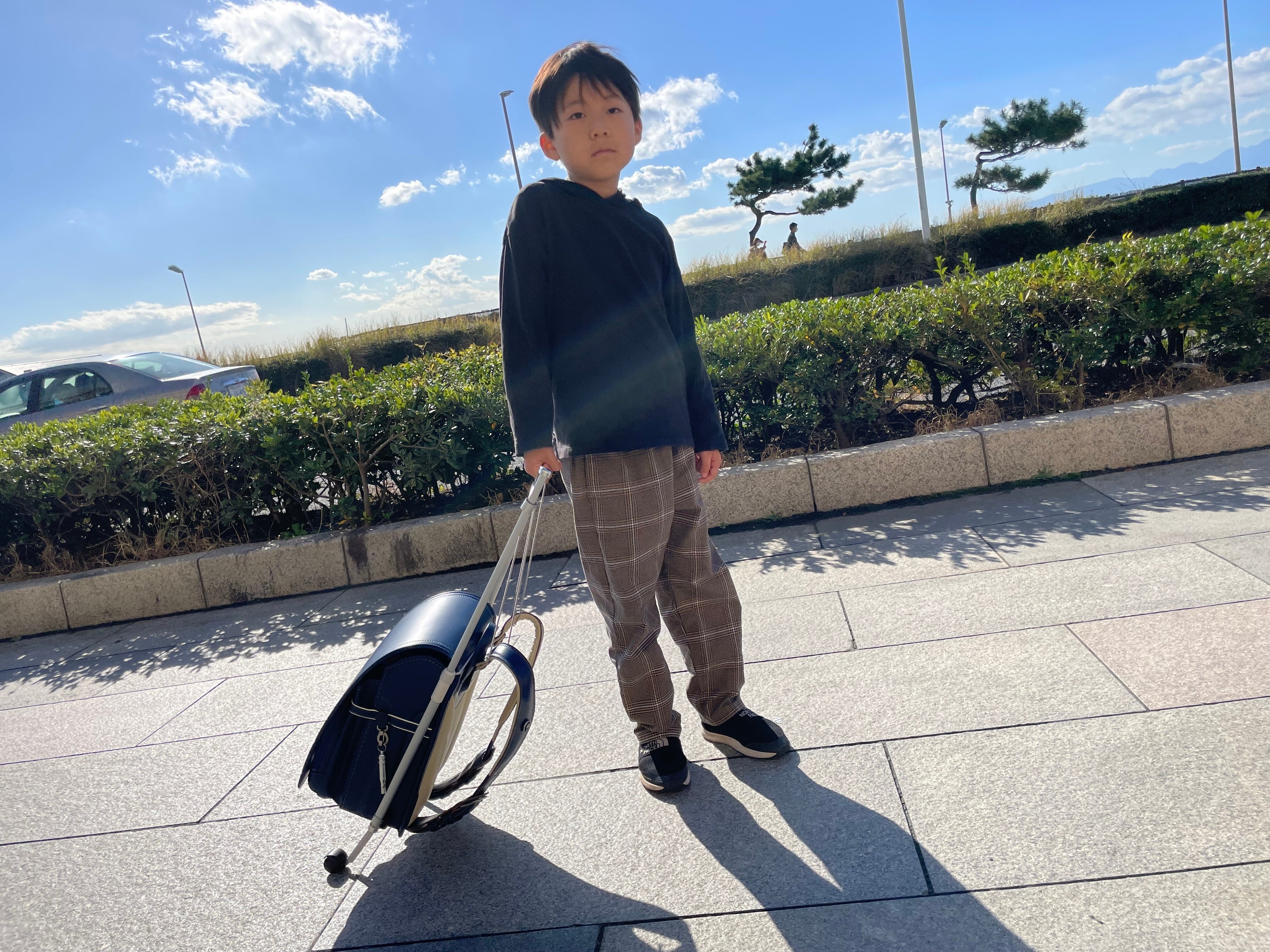 さんぽセル使用中