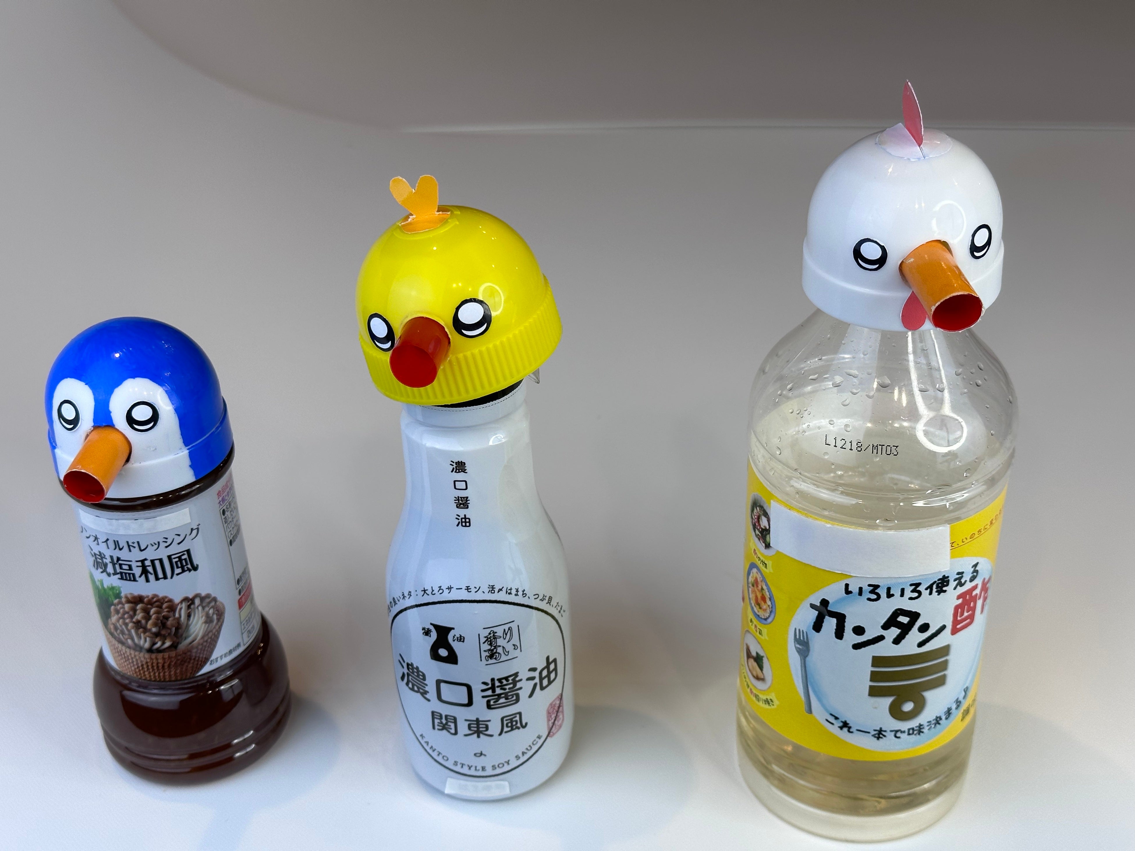 お酢やソース　ドレッシングでもOK