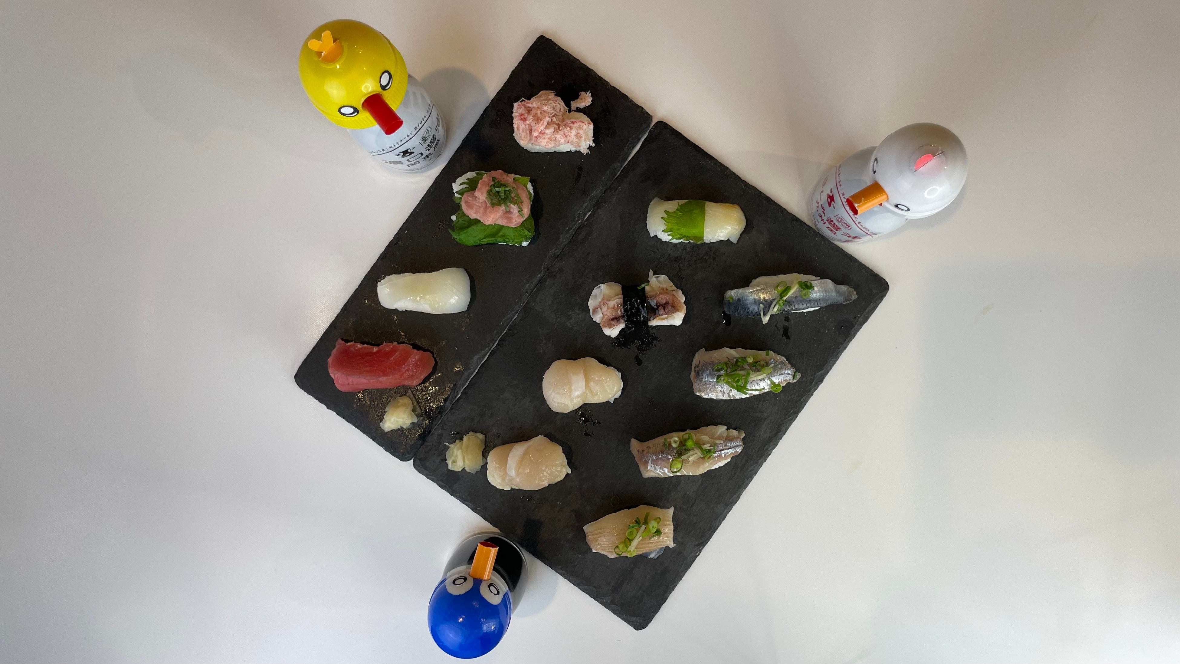 お寿司をたべたい動物たち