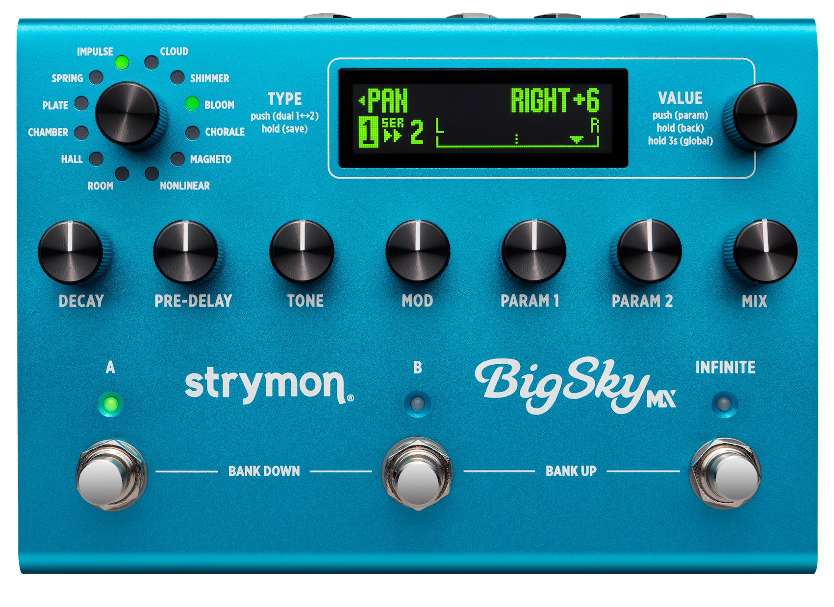 【美品】BigSky strymon リバーブ 次世代リバーブワークステーション、StrymonからBigSky MXが登場