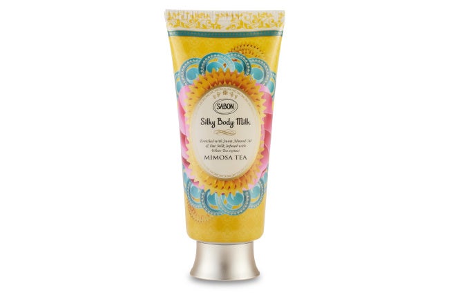 SABON『シルキーボディミルク ミモザティー』200mL 4,400円(税込)