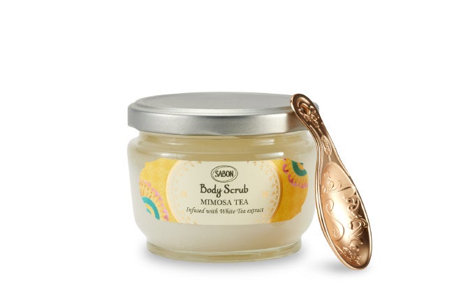 SABON『ボディスクラブ ミモザティー』320g 3,960円(税込)