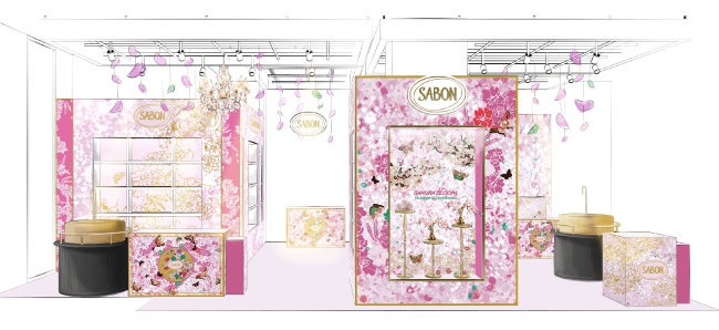 『銀座三越 SABON Sakura Bloom Collection POP UP SHOP』 ※画像はイメージ