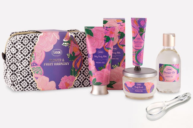 SABON『いよてつ髙島屋限定 クリアスプーン付き サマーバカンスギフト ピオニー・フィグ』12,980円(税込)