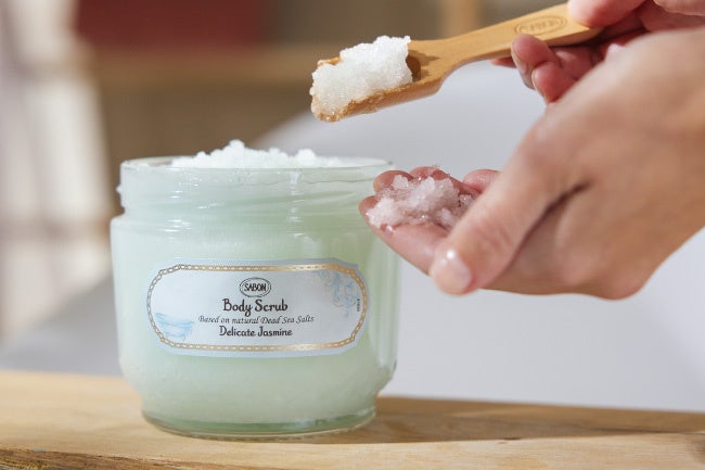 SABON「ボディスクラブ デリケート・ジャスミン」