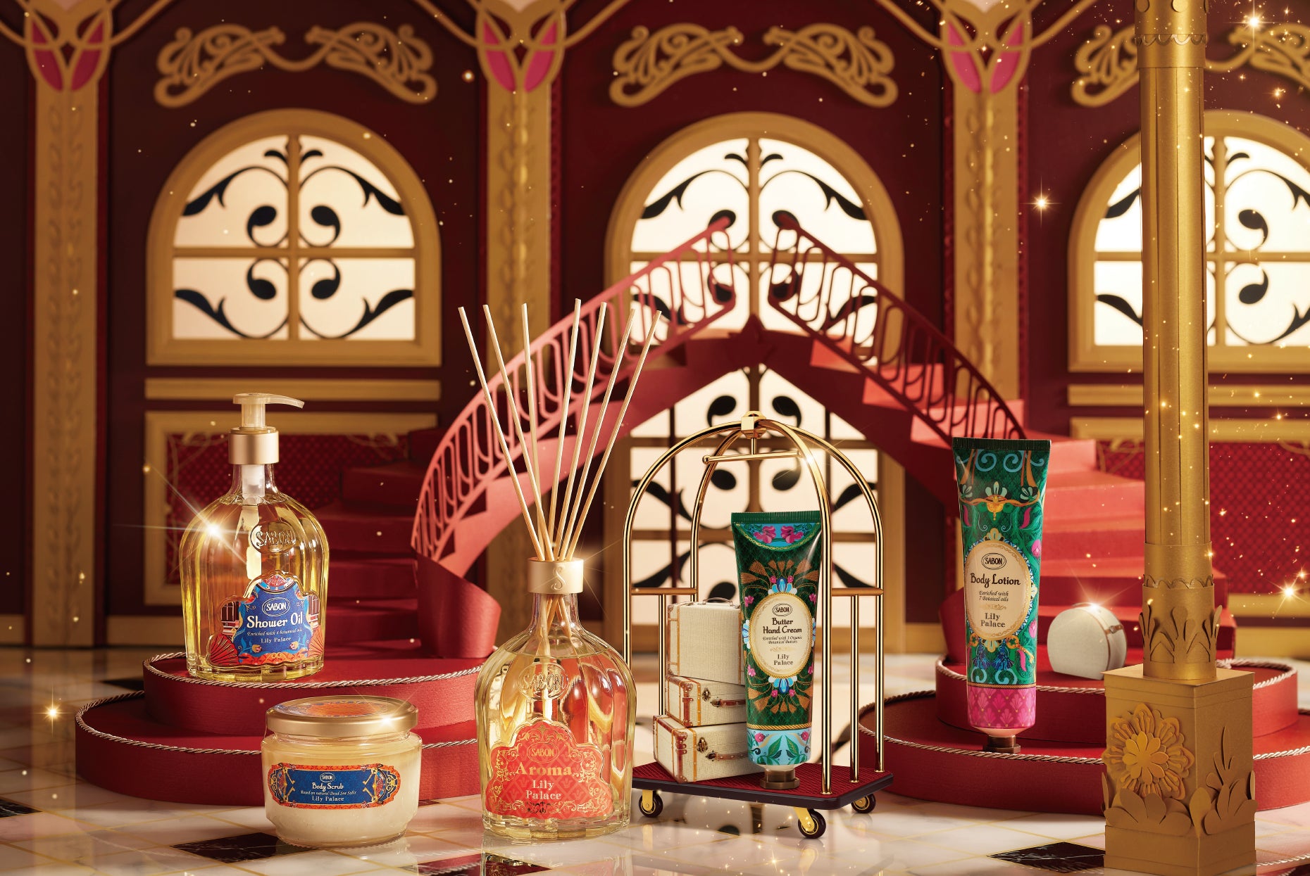 時空を旅するSABONの宮殿へ。ホリデー限定「リリー・パレス 時空を旅するSABONの宮殿へ。ホリデー限定「リリー・パレス