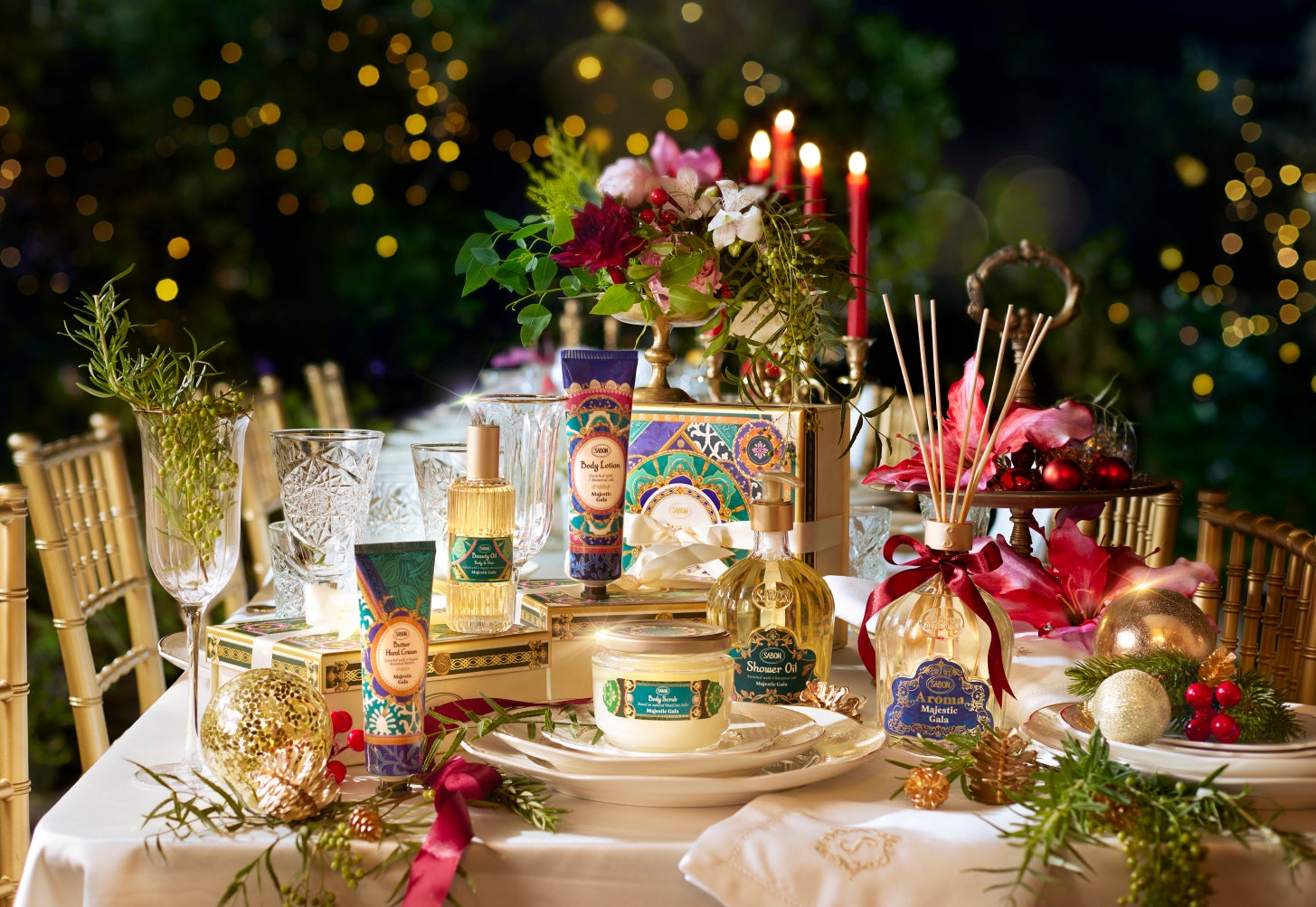 SABON(サボン)より、一夜限りの晩餐会「マジェスティック・ガラ」が SABON(サボン)より、一夜限りの晩餐会「マジェスティック・ガラ」が