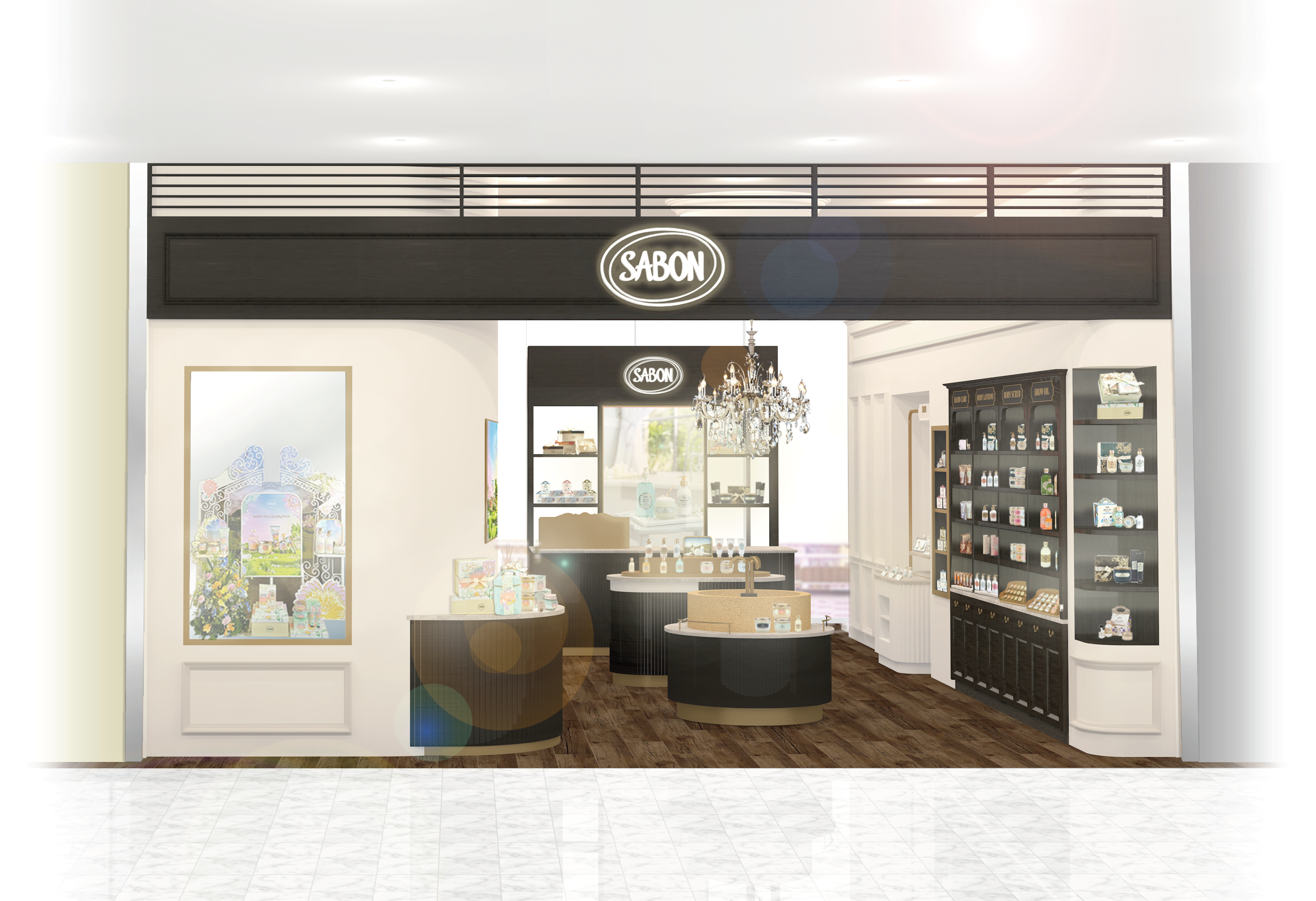 SABON 仙台パルコ店・神戸阪急店がリニューアル。自宅にいるような安らぎに包まれながら、心と感性がときめくショッピング体験を。
