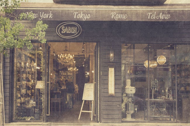SABON 第一号店(イスラエル シェンキン通り)