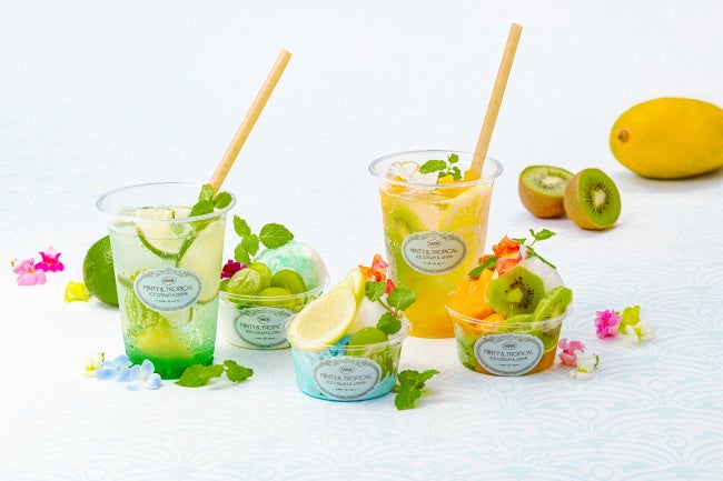 『MINTY & TROPICAL ICE CREAM & DRINK』