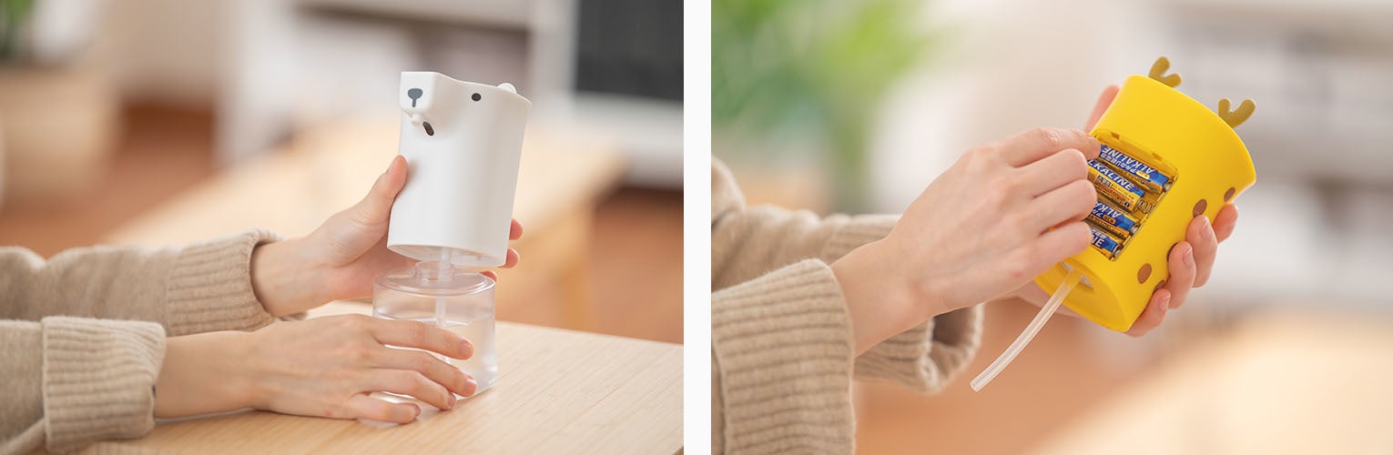 自動手指消毒ディスペンサー アニマルオートディスペンサー 非接触式で安心 かわいい動物をモチーフに毎日楽しく手指消毒 株式会社高昇のプレスリリース