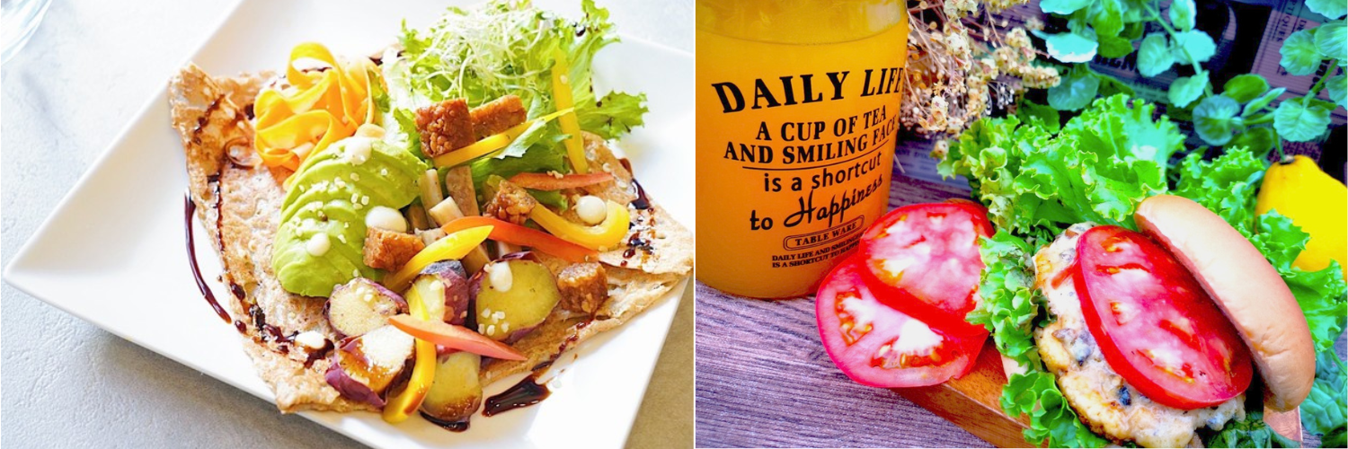 土井がプロデュースしたヴィーガンメニュー