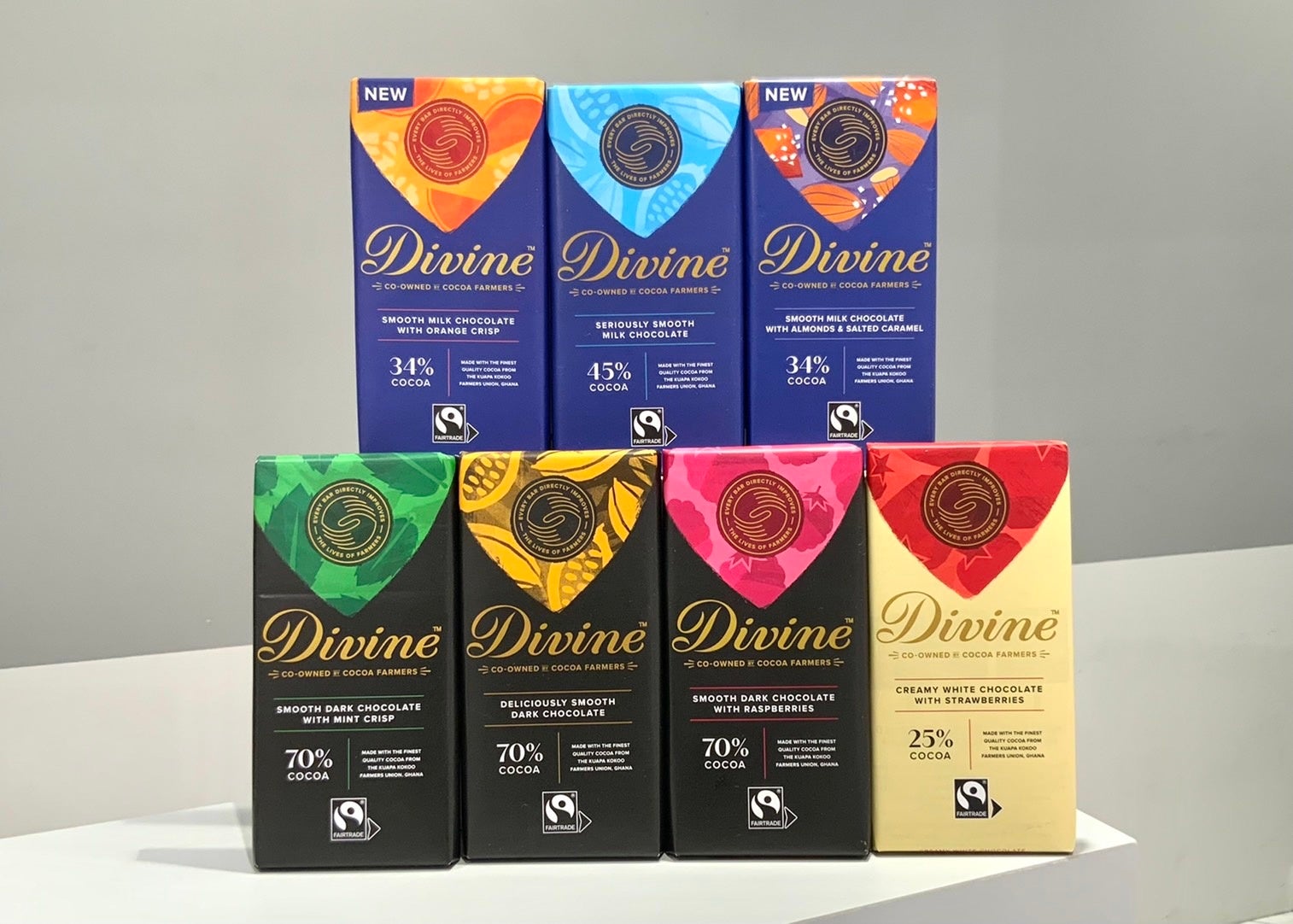 Divine チョコレート：各 税込702円