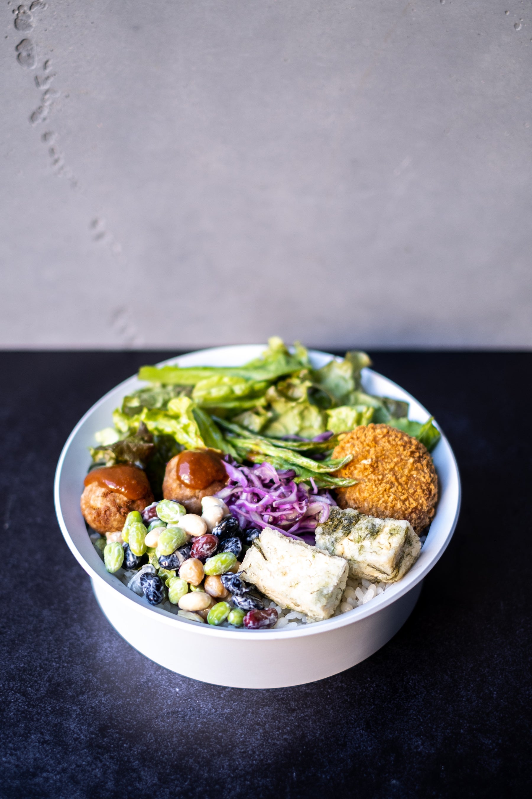 大豆ミートコロッケライスボウル