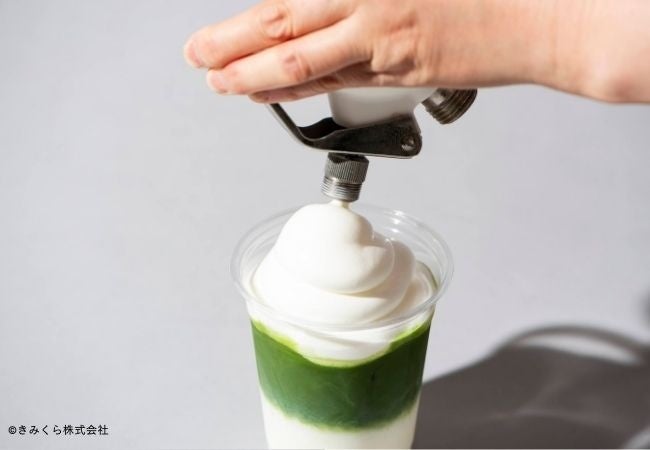 抹茶ラテ もこもこミルク