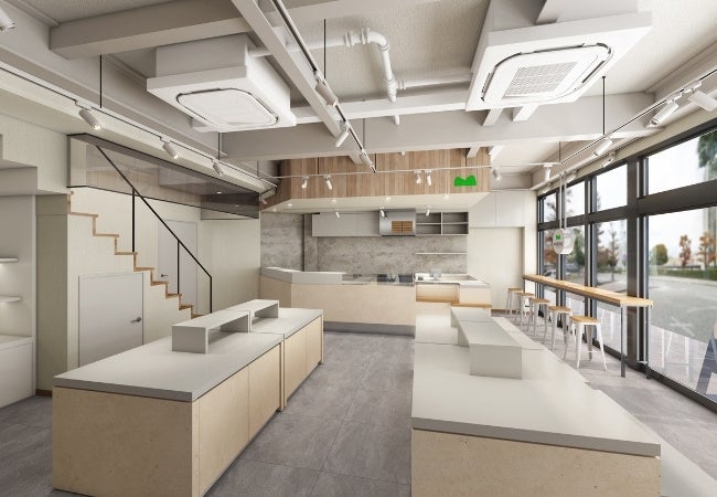 1階　カフェ＋物販スペース