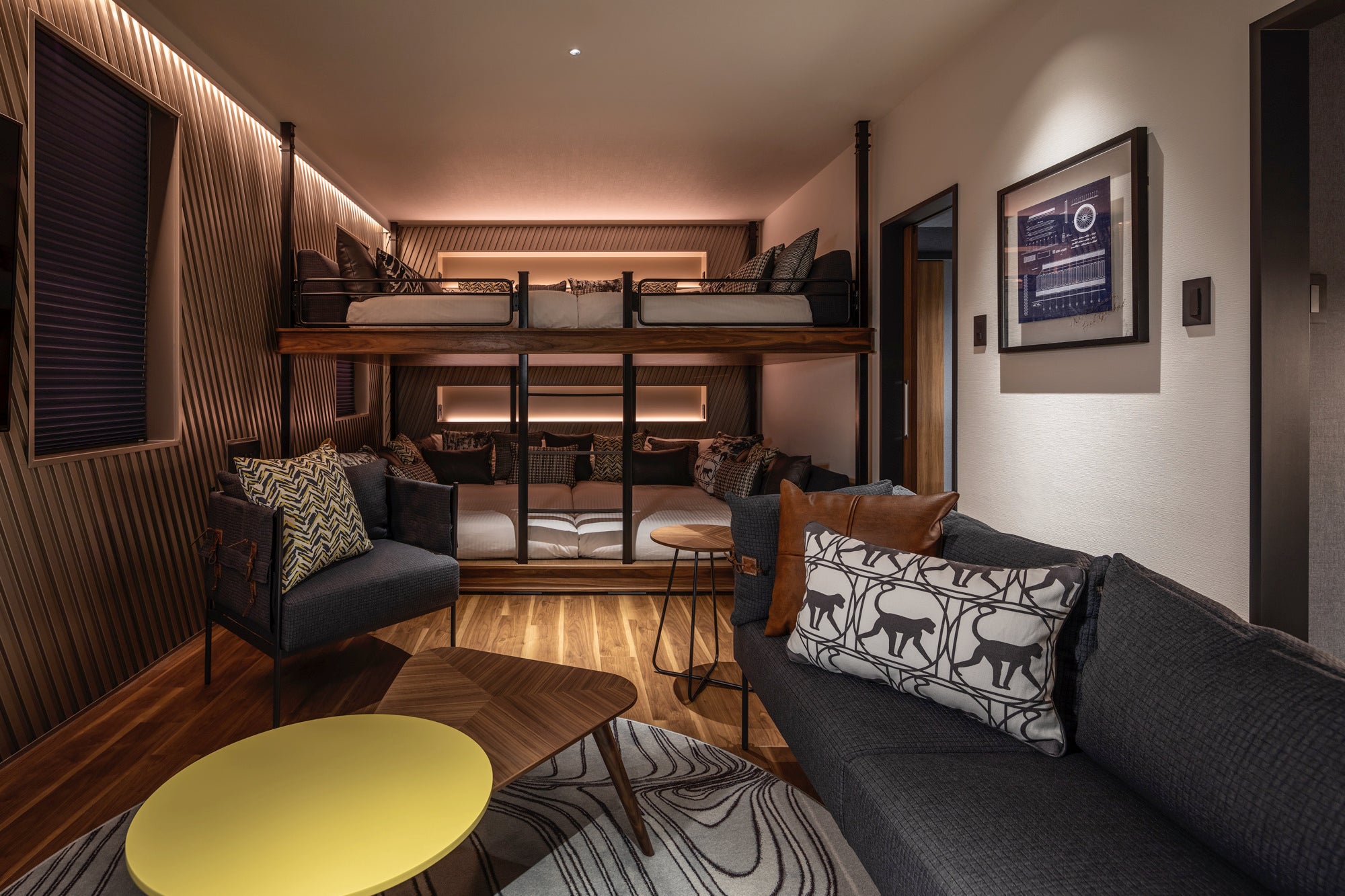 （画像：THE LIVELY 福岡博多「コンフォートロフト」定員大人5名）