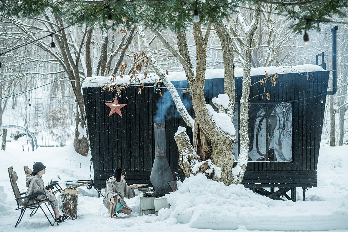 ※写真はオプション（＋7,700円）で選択できるコンテナサウナです。