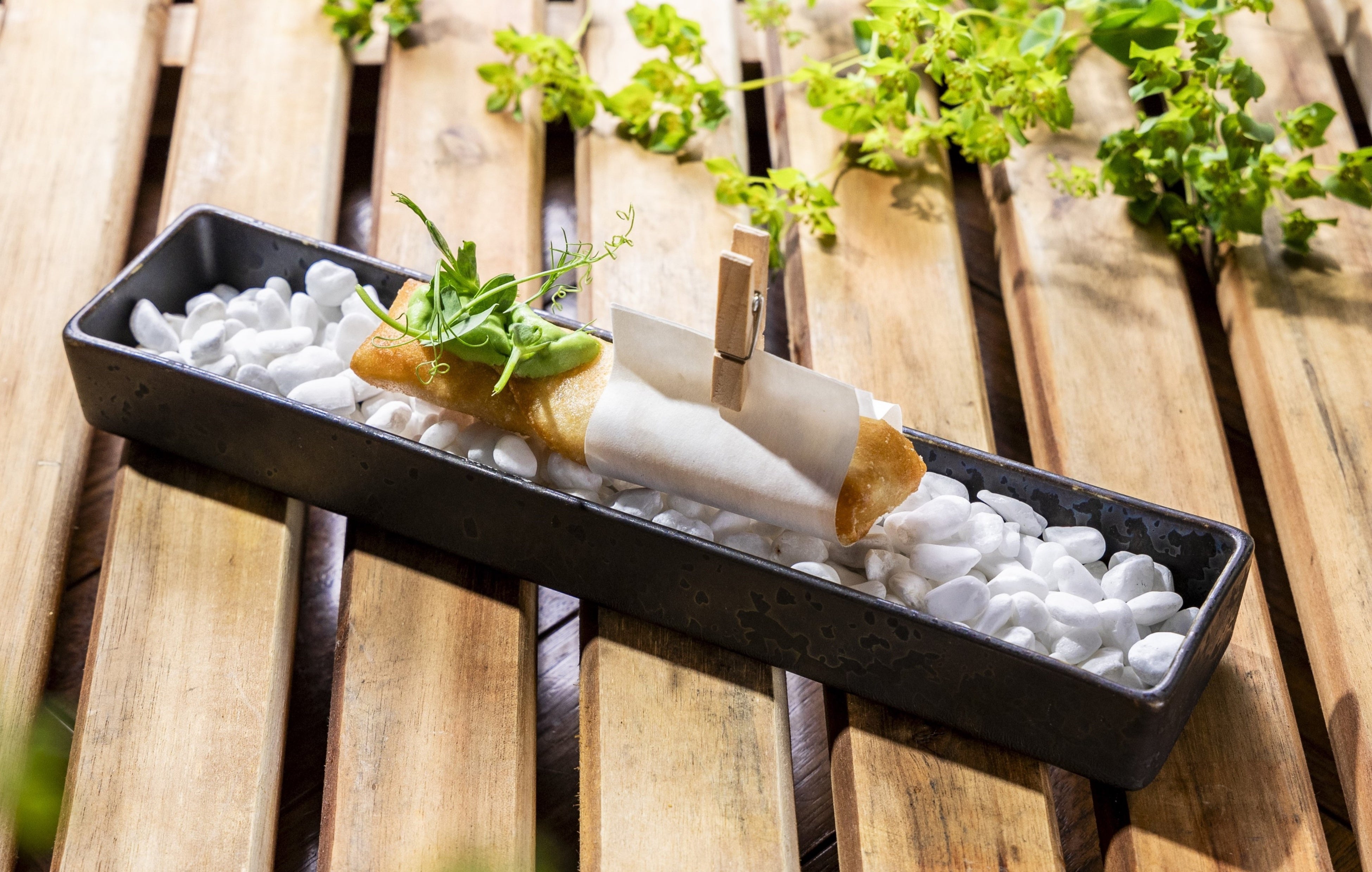 （画像：鱧の春巻き）