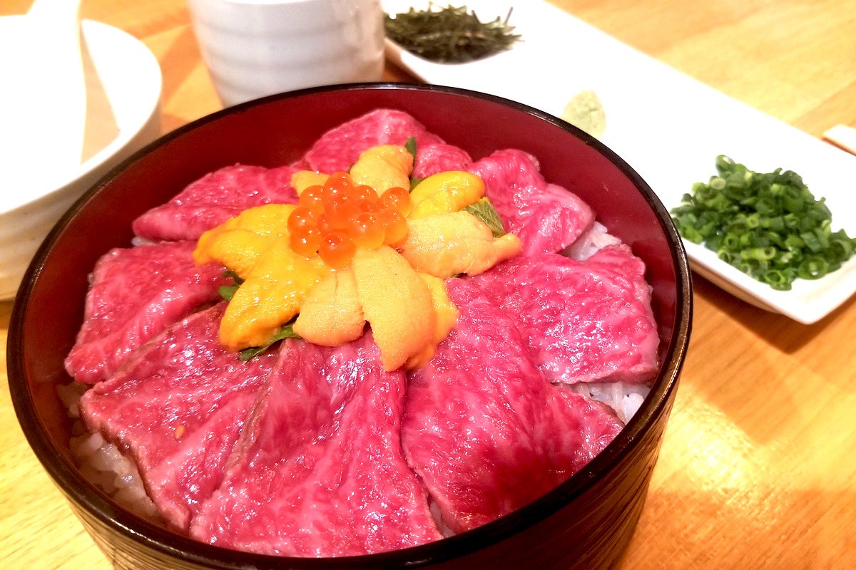 雲丹と和牛のひつまぶし御膳