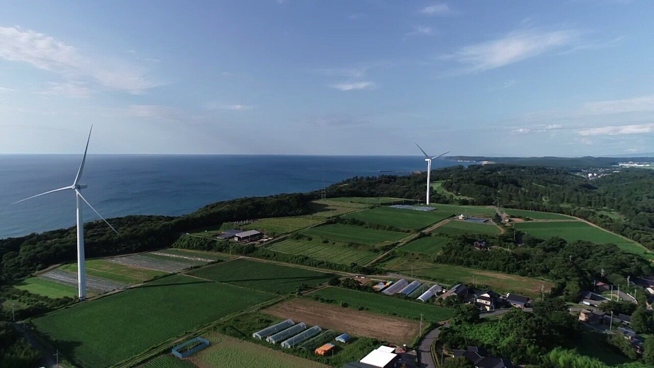 北陸地方：豊津の風景