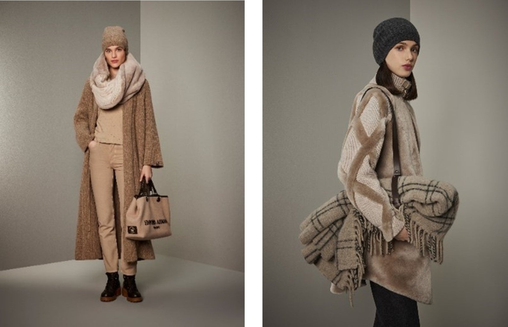 美品 エンポリオアルマーニ ケープ ポンチョ 羽織 EMPORIO ARMANI(エンポリオアルマーニ) ポンチョ・ケープ