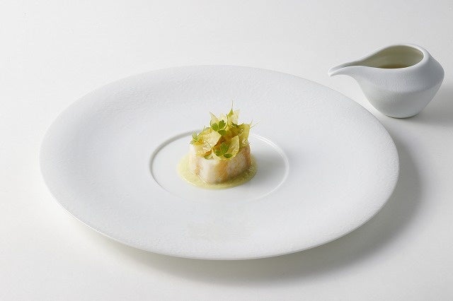 平目 燻製キャベツ レモン