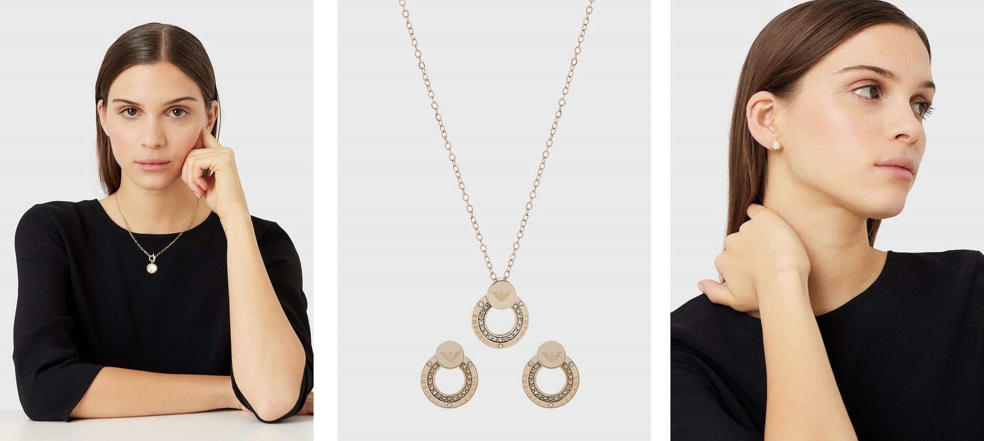 ペンダントネックレス&イヤリングセット ¥26,400